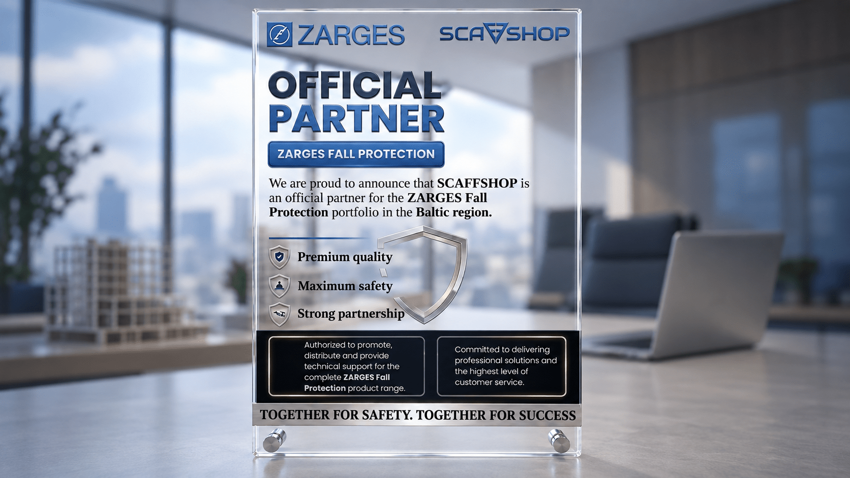 Official ZARGES Fall Protection partner!